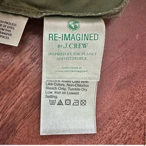 J. Crew Zip-Front Chino Romper 8 - Picture 3 of 4